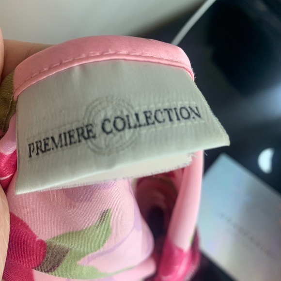 Women’s rose “silk” slip dress - Picture 6 of 6